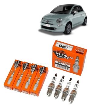 Bujías Iridio Masuma Pack 4 Para Fiat 500C 1.2 1.4 2010-2016