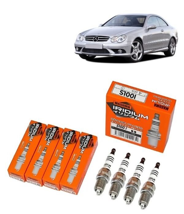 Bujías Iridio Masuma Pack 4 Para Mercedes-Benz CLK430 4.3 1998-2004