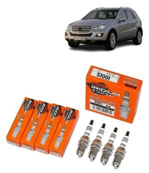 Bujías Iridio Masuma Pack 4 Para Mercedes-Benz ML350 3.7 2004-2005