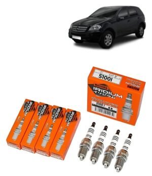Bujías Iridio Masuma Pack 4 Para Mercedes-Benz ML500 5 2000
