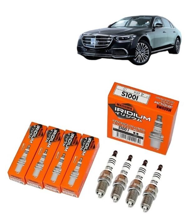 Bujías Iridio Masuma Pack 4 Para Mercedes-Benz S500 5 2000-2005