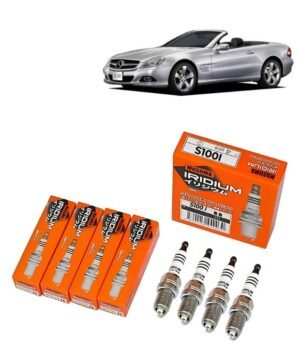 Bujías Iridio Masuma Pack 4 Para Mercedes-Benz SL350 3.7 2000-2005