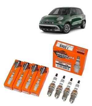 Bujías Iridio Masuma Pack 4 Para Fiat 500L 1.4 2014-2016