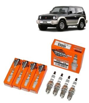 Bujías Iridio Masuma Pack 4 Para Mitsubishi Montero Pajeror 1996-1998