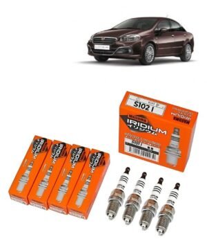 Bujías Iridio Masuma Pack 4 Para Fiat Linea 2008-2016