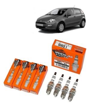 Bujías Iridio Masuma Pack 4 Para Fiat Punto Evo 1.2 1.4 2011-2012