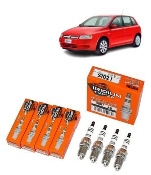 Bujías Iridio Masuma Pack 4 Para Fiat Stilo 1.4 2005-2007
