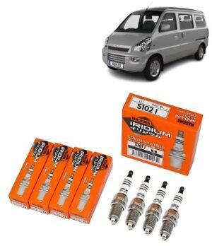 Bujías Iridio Masuma Pack 4 Para Chevrolet N300 1.2 Todos los años