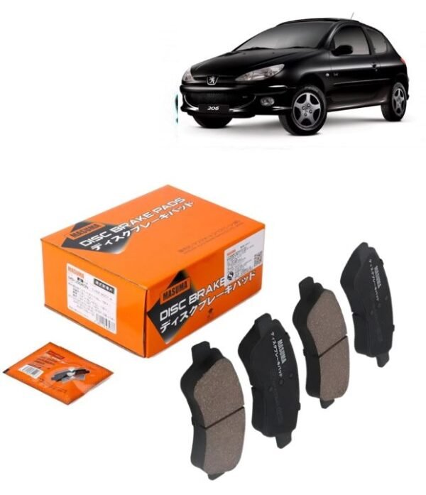 Pastillas de Freno Masuma Delanteras Para Peugeot 206 2001-2008