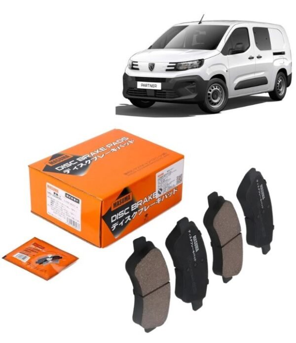Pastillas de Freno Masuma Delanteras Para Peugeot Truck Partner 2009-2012