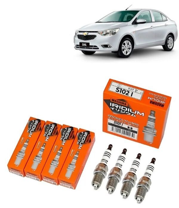 Bujías Iridio Masuma Pack 4 Para Chevrolet Sail 1.4 2011