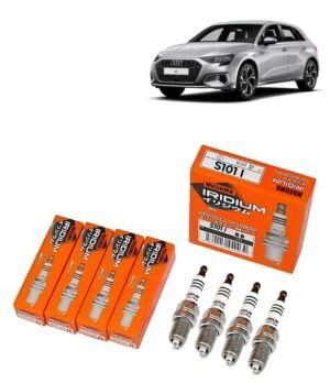 Bujías Iridio Masuma Pack 4 Para Audi A3 Sportback 1.6 2006-2013 2000