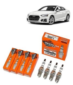 Bujías Iridio Masuma Pack 4 Para Audi A5 Quattro 2.0 3.2 2000 2008-2012