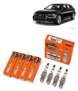 Bujías Iridio Masuma Pack 4 Para Audi Allroad Quattro 2.7 2001-2005