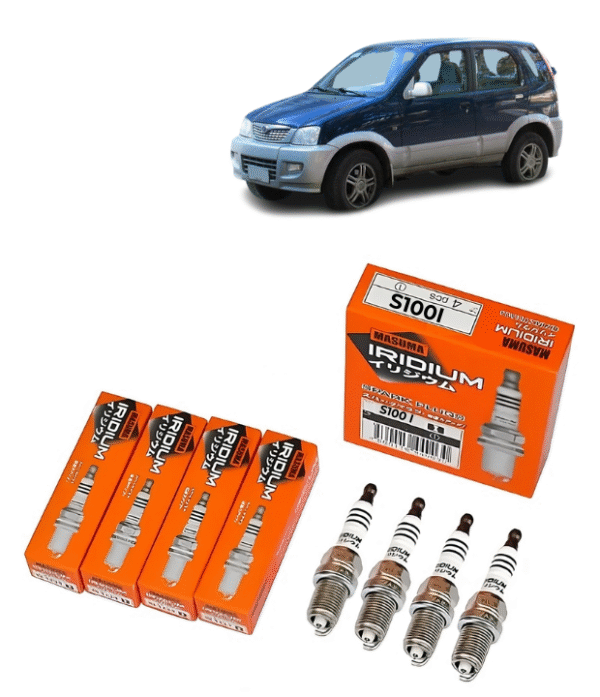 Bujías Iridio Masuma Pack 4 Para Autorrad Outsider 1.3 2011-2012