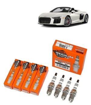 Bujías Iridio Masuma Pack 4 Para Audi R8 Spyder Quattro 5.2 2013-2015
