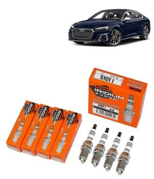 Bujías Iridio Masuma Pack 4 Para Audi S5 Quattro 4.2 2009-2012