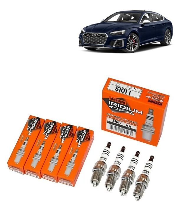 Bujías Iridio Masuma Pack 4 Para Audi S5 Quattro 4.2 2009-2012