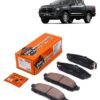 Pastillas de Freno Masuma Delanteras Para Mitsubishi LS200 Triton Plataforma Chasis 2.5 2008-2012
