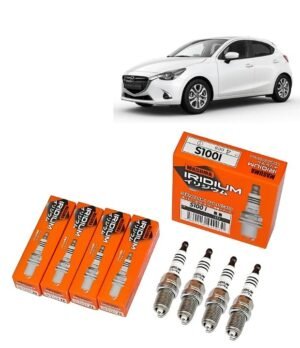 Bujías Iridio Masuma Pack 4 Para Mazda 2 1.5 2000 2009-2015