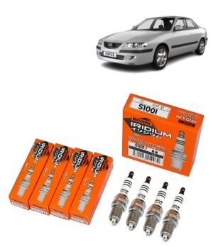 Bujías Iridio Masuma Pack 4 Para Mazda 626 2 1995-2016 2000
