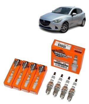Bujías Iridio Masuma Pack 4 Para Mazda Demio 1.5 2008-2015