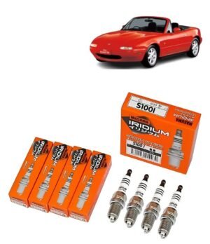 Bujías Iridio Masuma Pack 4 Para Mazda Miata 1.6 2000