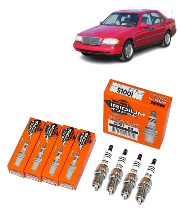 Bujías Iridio Masuma Pack 4 Para Mercedes-Benz C280 2.8 1998-2000