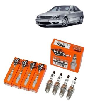 Bujías Iridio Masuma Pack 4 Para Mercedes-Benz C320 3.2 2000-2006