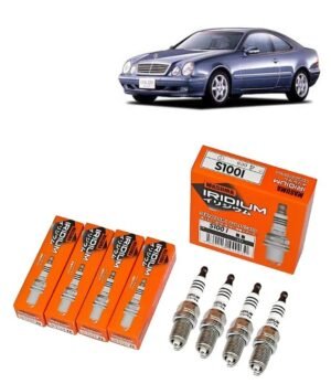 Bujías Iridio Masuma Pack 4 Para Mercedes-Benz CLK320 3.2 1998-2005