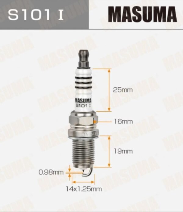 Bujías Iridio Masuma Pack 4 Para Audi 100 2.8 1991