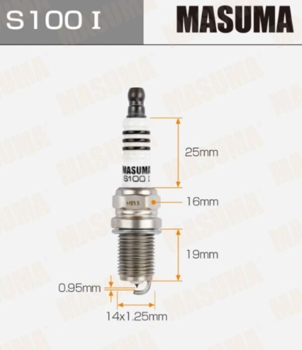 Bujías Iridio Masuma Pack 4 Para Autorrad Outsider 1.3 2011-2012