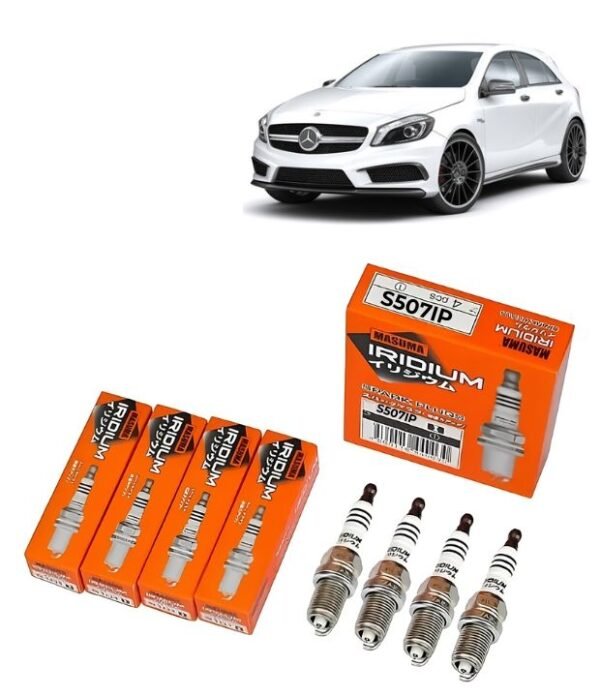 Bujías Iridio Masuma Pack 4 Para Mercedes-Benz A45 2.0 2014-2018