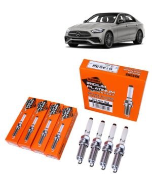 Bujías Iridio Masuma Pack 4 Para Mercedes Benz C180 1.6 2014-2019