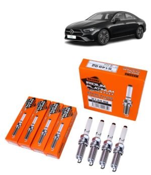 Bujías Iridio Masuma Pack 4 Para Mercedes Benz CLA200 1.6 2013-2018