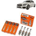 Bujías Iridio Masuma Pack 4 Para Mercedes-Benz C180 1.6 2014-2019