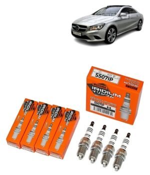 Bujías Iridio Masuma Pack 4 Para Mercedes-Benz CLA180 1.6 2015-2019