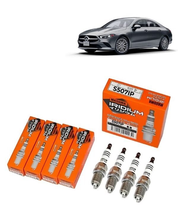 Bujías Iridio Masuma Pack 4 Para Mercedes-Benz CLA200 1.6 2013-2018