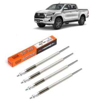 Bujías Incandescente Masuma Pack 4 Toyota Hilux 2.4 2.8 2015-2024