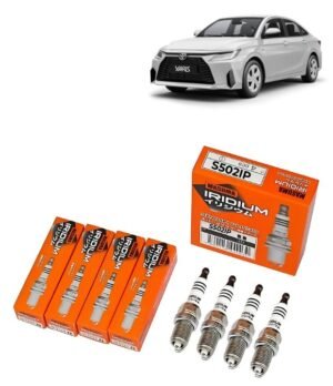 Bujías Iridio Masuma Pack 4 Para Toyota Yaris 1.3 1.8 2006-2012