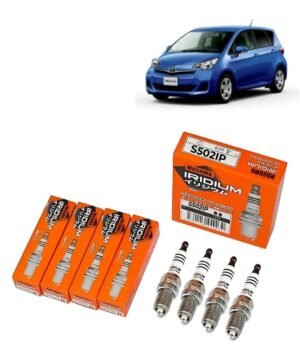 Bujías Iridio Masuma Pack 4 Para Toyota Ractis 1.3 2010-2013