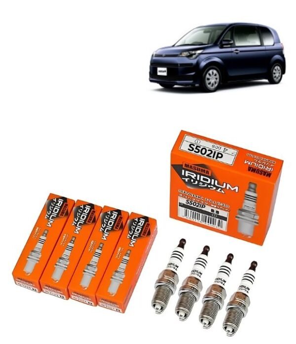 Bujías Iridio Masuma Pack 4 Para Toyota Spade 1.3 2012-2013