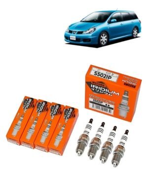 Bujías Iridio Masuma Pack 4 Para Nissan Wingroad 1.8 2005-2014