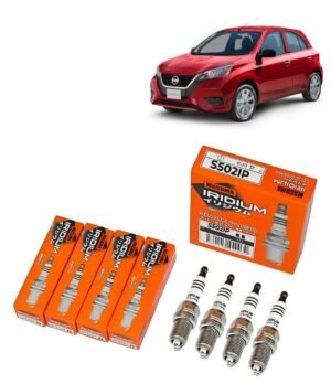 Bujías Iridio Masuma Pack 4 Para Nissan March 1.2 2010-2021