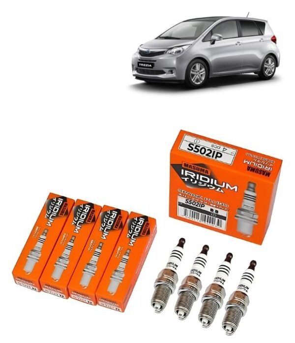 Bujías Iridio Masuma Pack 4 Para Subaru Trezia 1.3 2010-2013