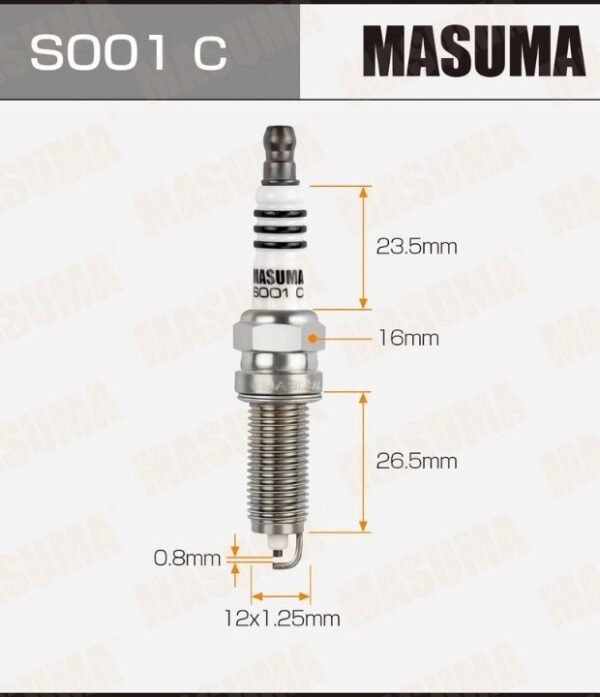 Bujías Iridio Masuma Pack 4 Para Kia Seltos 1.6L 2020 en adelante