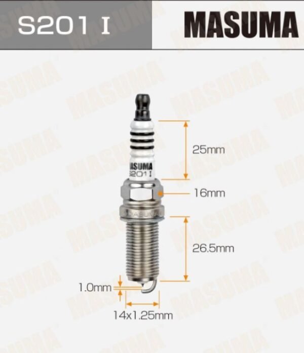 Bujías Iridio Masuma Pack 4 Para Suzuki Vitara 1.6L 2015 en adelante