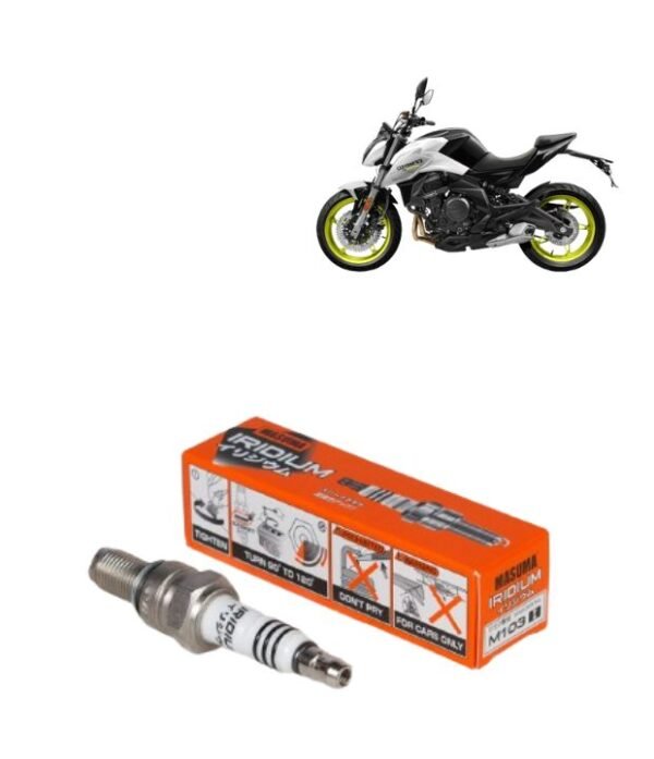 Bujías Iridio Masuma Pack 4 Para Motos CFMoto Nk650