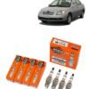 Bujías Iridio Masuma Pack 4 Para  Chery Fora  1.6L 2008-2010