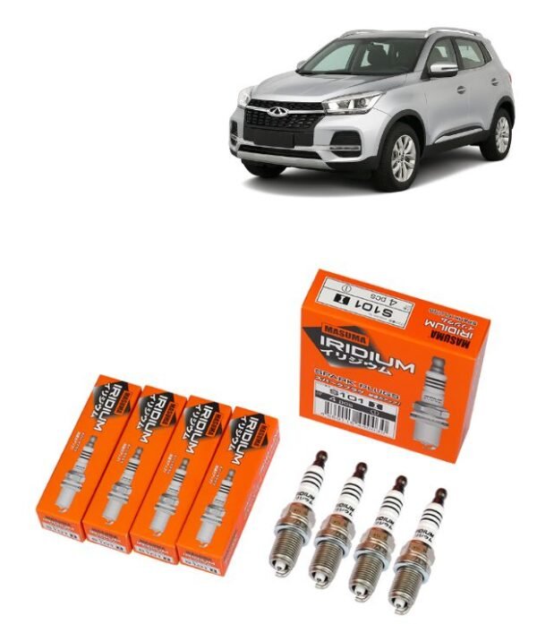 Bujías Iridio Masuma Pack 4 Para  Chery Tiggo 4 2.0L 2019 en adelante